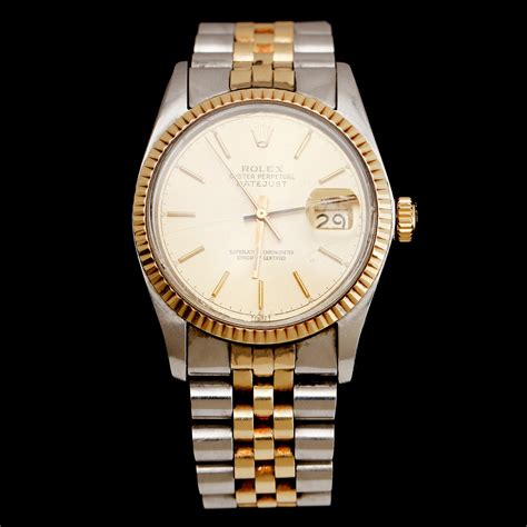 rolex oyster perpetual datejust swiss made 23k 30m|rolex datejust roman numerals.